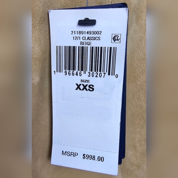 POLO by Ralph Lauren 100% Lambskin Suede Legging | BEIGE | XXS | NWT!!! - Picture 11 of 16